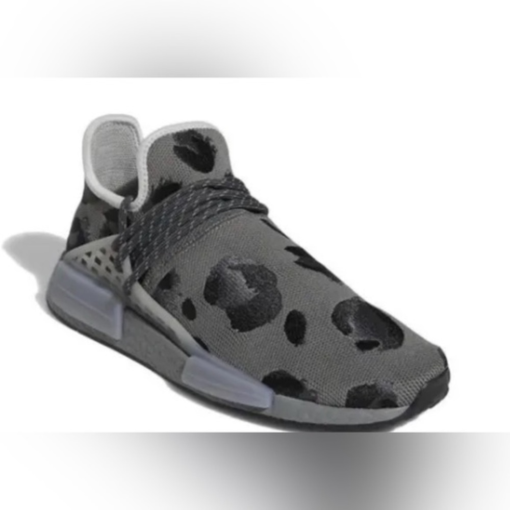 adidas Originals NMD Human Race x Pharrell Animal Print Sz Ash Black ID1531
